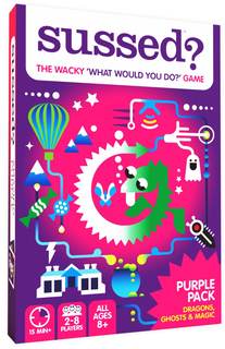 SUSSED Wacky ‘What Would You Do?’ Fantasy Card Game - Fun for Girls, Boys & Tweens - for Kids Ages 8 and Up, 2