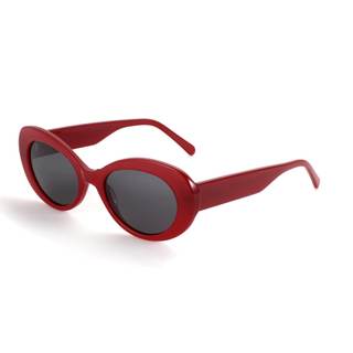 ZENOTTIC Polarized Sunglasses Women Oval Retro Acetate Shades for Ladies | Anti-tangle Design, Small-Medium Fi