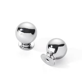 10 Pack 1 Inch Vintage Ball Polished Chrome Cabinet Knobs Kitchen Cabinet Hardware Drawer Knobs Pulls for Draw