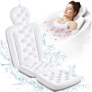 Full Body Bath Pillow for Bathtub, Thick Bathtub Cushion, Luxury Tub Pillow for Bath for Headrest Neck and Bac