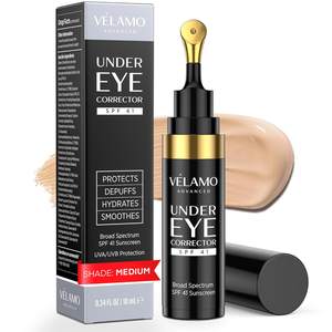 VELAMO ADVANCED Under Eye Corrector SPF 41(Medium): Under Eye Color Corrector for Dark Circles, Fine Lines & P