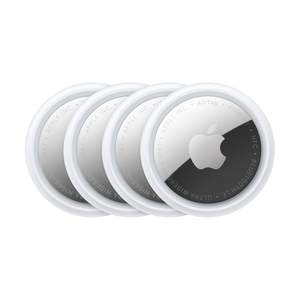 Apple AirTag (2nd Generation) - 4 Pack: Tracker for Keychain, Wallet, and More; Locator with Sound; Simple One