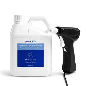 protectME Fabric Protector and Stain Resistant Spray - Upholstery Fabric Spray for Stain Guard for Carpet, Sho