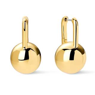Ana Luisa Chunky Small Ball Earrings - 14K Gold Plated & Silver Statement Earrings for Women - Trendy Ball Dro
