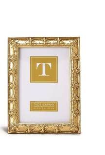Two's Company Bee-utiful Set of 2 Photo Frames Includes 2 Sizes: 4" x 6" and 5" x 7" (Stands Horizontally/Vert