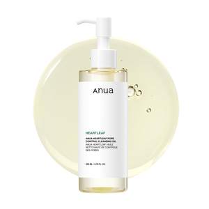 Anua Heartleaf Pore Control Cleansing Oil, Pore Cleanser, Sebum Care, Gentle Melting Oil Cleanser for Face, Sa