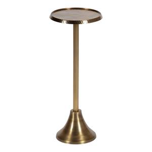 Kate and Laurel Sanzo Bohemian Side Table, 9 x 9 x 23, Gold, Decorative Pedestal End Table for Display and Sto