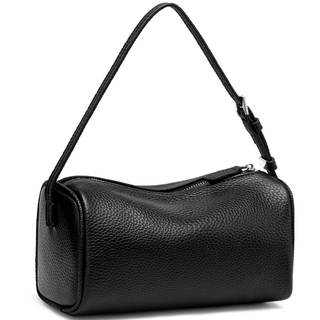 hedexe Small Leather Shoulder Purses for Women: Mini Barrel Evening Crossbody Bags - Designer Trendy Handbags 