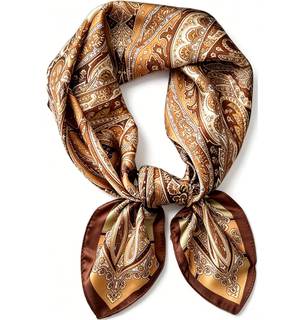 LECHI Satin Head Scarf Silk Like Hair Scarf Stain Bandana For Women Hair Scarves Accessories Fashion Neck Silk