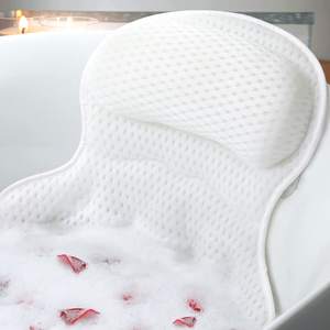 Bath Pillow Bathtub Pillow, Luxury Bath Pillows for Tub Neck and Back Support, Bath Tub Pillow Headrest with S
