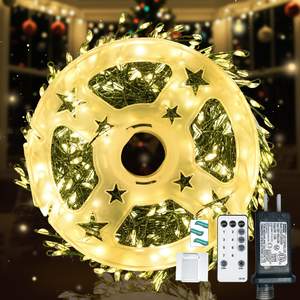 Dailyart 42Ft Fairy Lights Plug in 500 Led with Timer & Remote for Bedroom | 8 Modes String Light Waterproof C