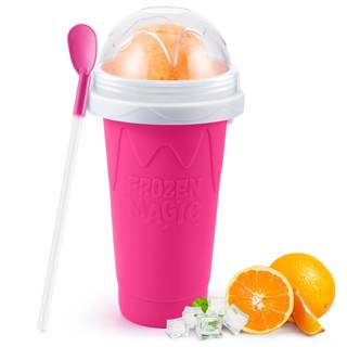 RELPOM Slushie Cup, Cool Stuff Summer Things Gadgets, Quick Frozen | Slushy Make Cup for Juice Milk Ice Cream,