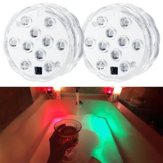 Bathtub Lights, Battery Powered Underwater Glow Light for Bathtime Bath Tub Spa Light Bathroom Shower Light, B