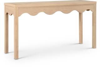 Meridian Furniture 99041Natural-S Fiora Collection Modern | Contemporary Console Table with Rich Natural Finis