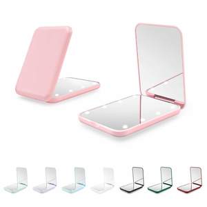Compact Mirror with Light, 1X/3X Magnification LED Pocket Mirror for Women | Portable, Travel, Purse, Pocket, 