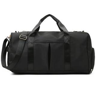 Small Gym Bag for Women and Men, Workout Bag for Sports and Weekend Getaway, Waterproof Dufflebag with Shoe an