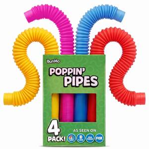BUNMO Pop Tubes - Sensory Toys - Fidget Toys - Imaginative Play & Stimulating Creative Learning - Hours of Fun