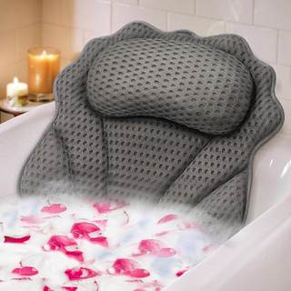 Bath Pillow RUVINCE Ergonomic Luxury Bathtub Pillow with Head,Neck, Shoulder and Back Support, 4D Bath Pillows