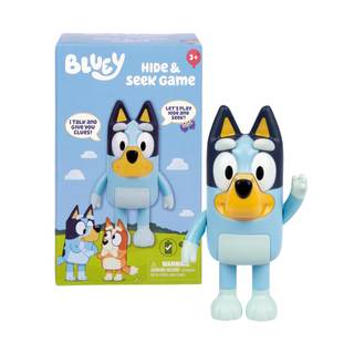 Bluey Game Hide and Seek Electronic Figure, Articulated, Musical Kids Figurines with Dance Mode, Interactive T