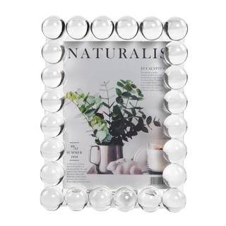 Crystal 5x7Inch Picture Frame Decor, Wedding Frame Tabletop Display, Display Pictures 5''x 7'', Comes with Gif