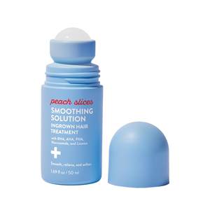 Peach Slices - Smoothing Solution Ingrown Hair Treatment (1.69 oz) - Smooth, Relieve, Soften Skin - 360 Roller
