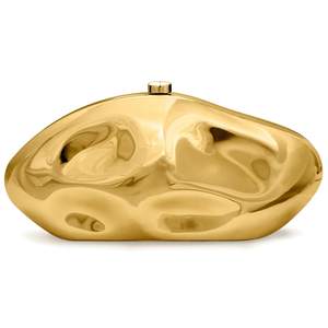 Acrylic Clutch Purse for Women Evening Bag, Irregular Shell Acrylic Purse Box Clutch with Chain for Party Wedd