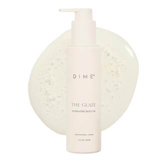 DIME Beauty Glaze Body Oil - Fast-Absorbing Non-Greasy Dry Body Oil with Argan, Jojoba and Rosehip Oil for All