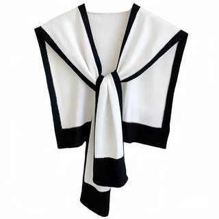 WaJuemy Sweater Shawl Wraps for Women Fashion Knitted Shoulder Shawls Ponchos Travel Casual Sweaters Scarf Cap