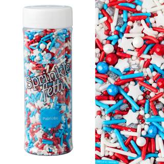 Sweets Indeed 4th of July Sprinkle Mix – Red White and Blue Patriotic Sprinkles for Baking & Decorating Cupcak